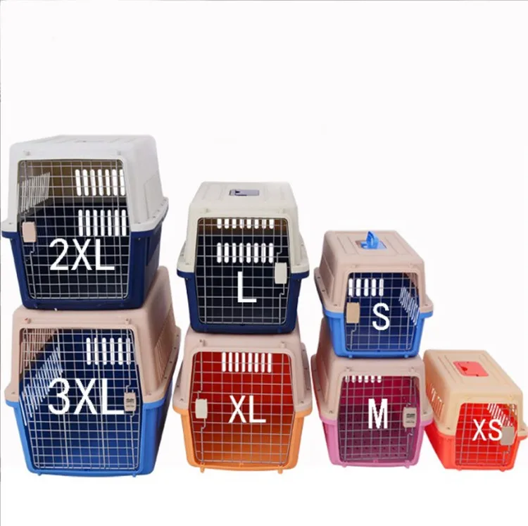 Multi model Cat Pet Travel Plastic Airline Approved Dog Travel Outdoors Cages Carriers