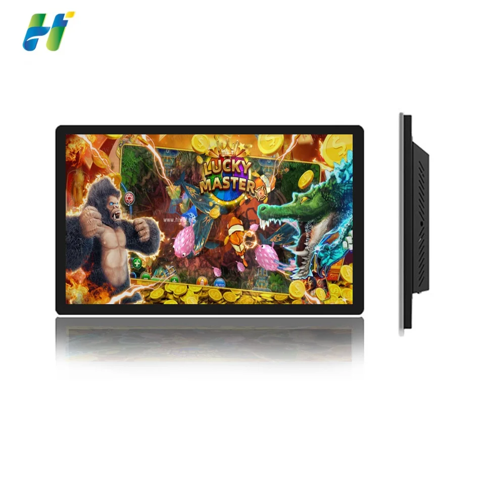 10.1-17-19-22-23.6-27-32-43 Inch Capacitive 3M ELO Touch Screen Monitor With LED Lights Factory Price For Sale