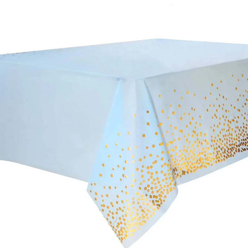 Custom PEVA wedding round Christmas party fabric elegant lace rectangle wholesale table cloth