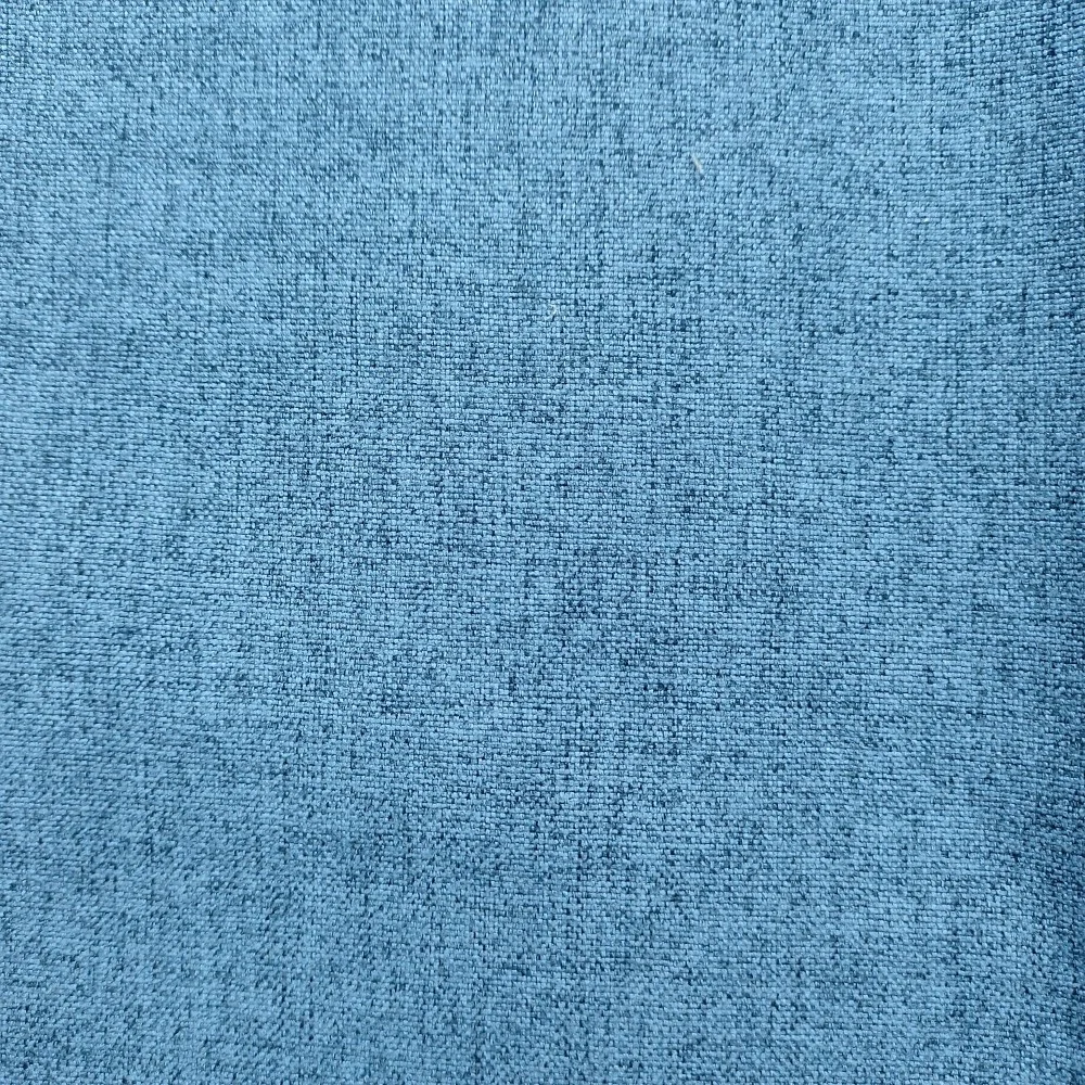 New style wholesale price 100% polyester hemp fabric plain color linen look fabric for sofa furniture