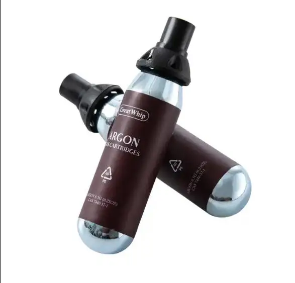 Argons  cartridge used for red wine retain freshness  OEM packing