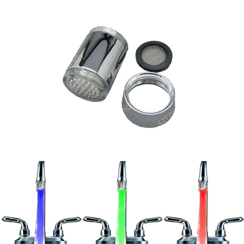 Single Blue Color LED Promotional Faucet Aerator