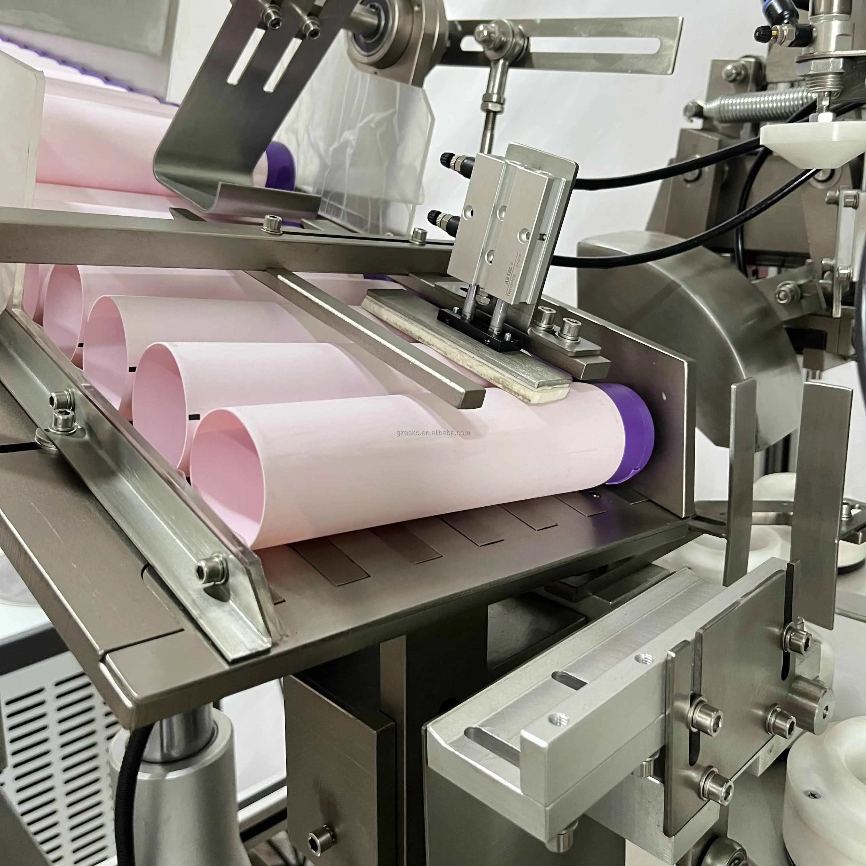 ESKO Single Nozzle Cosmetics Production Equipment Lotion Soft Alu Tube Filling And Sealing Machine