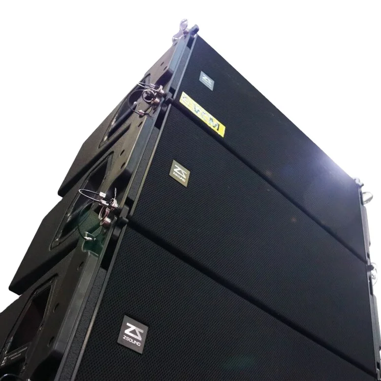 ZSOUND dual 10inch 3way music studio equipment MF and HF coaxial structure professional speakers