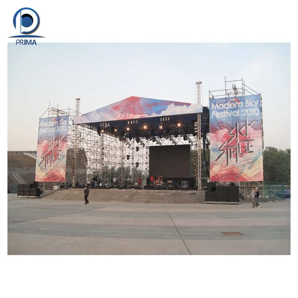 Prima Modern Truss System Display  290Mm X 290Mm Stage Truss System For Concert Stage  Stage Light