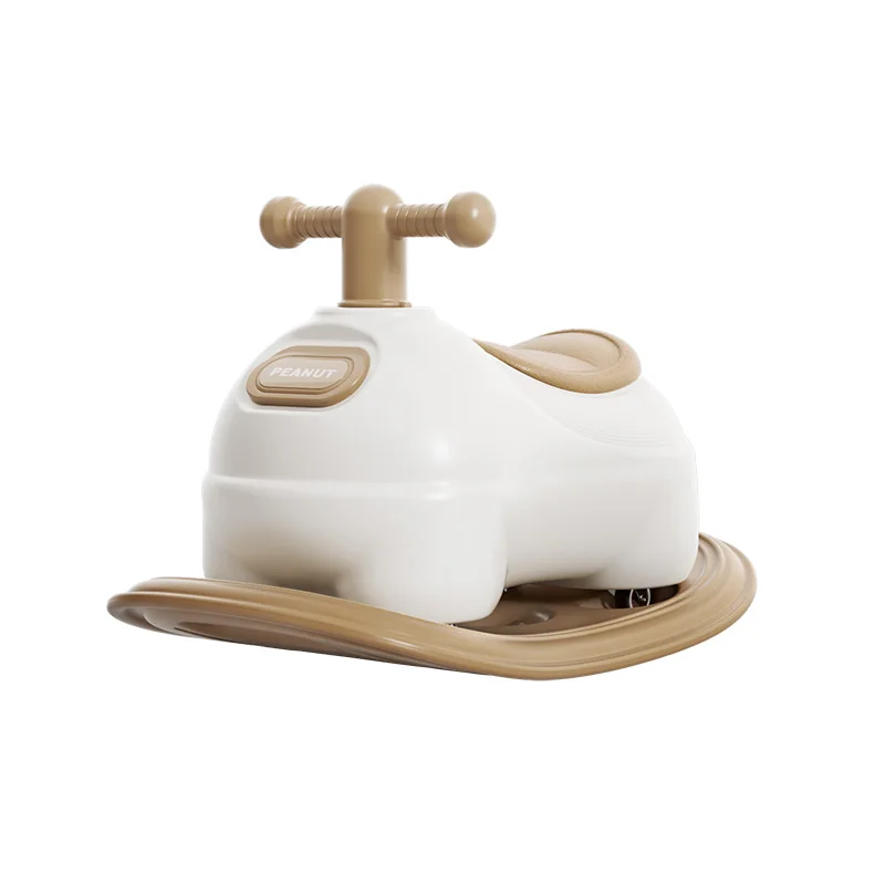 2024 newest peanut type plastic children ride on  toy swing car for kids scooter for baby and toddler