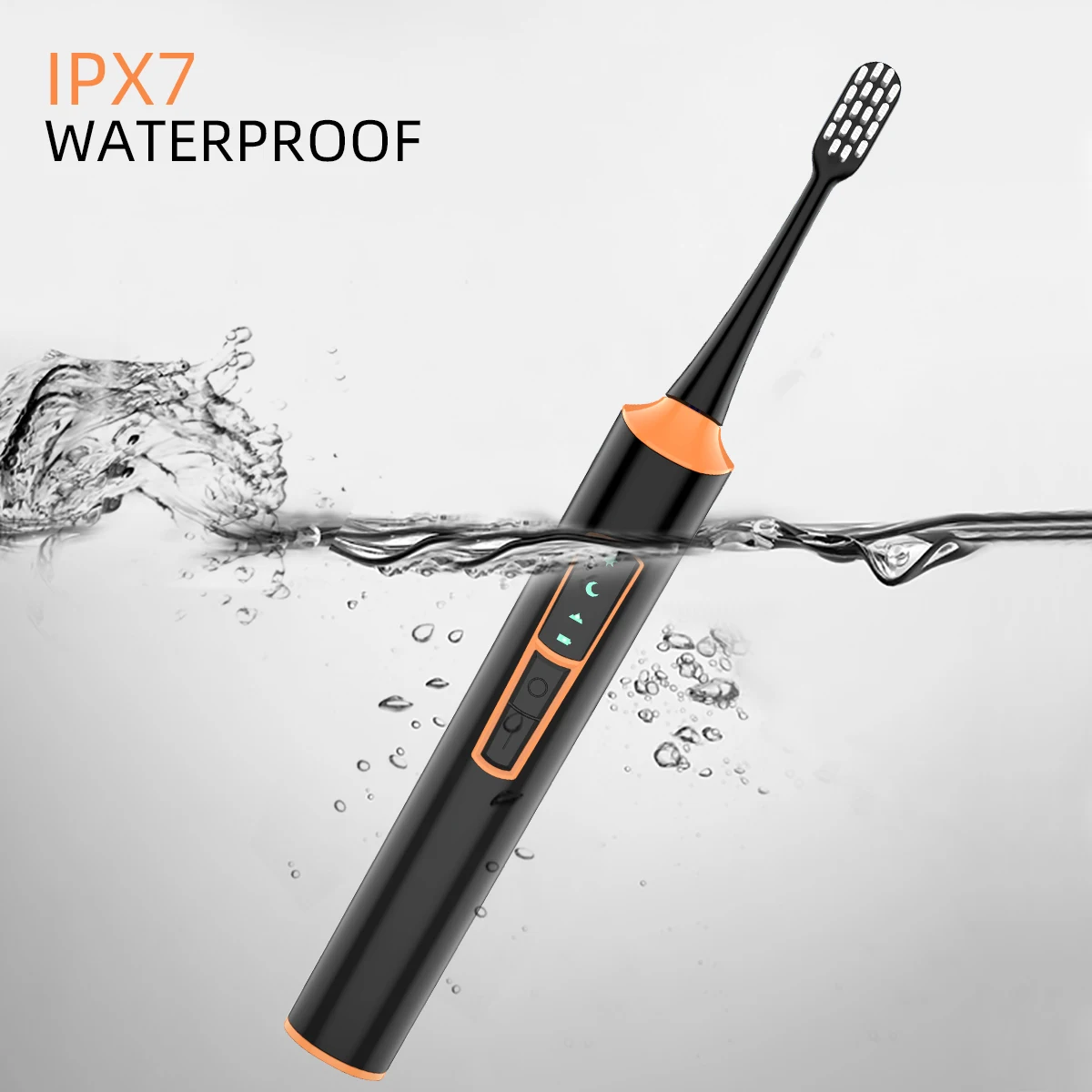 wholesale rechargeable sonic tooth brush manufacturing oem electric toothbrush pressure sensor lcd display