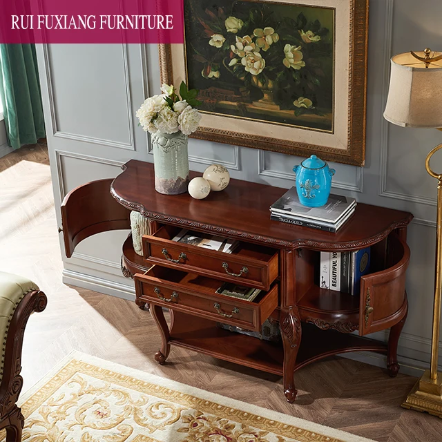 Американская Античная резьба по дереву, прихожей, входного стола, крыльца, кабинета, мебель для гостиной R225A1