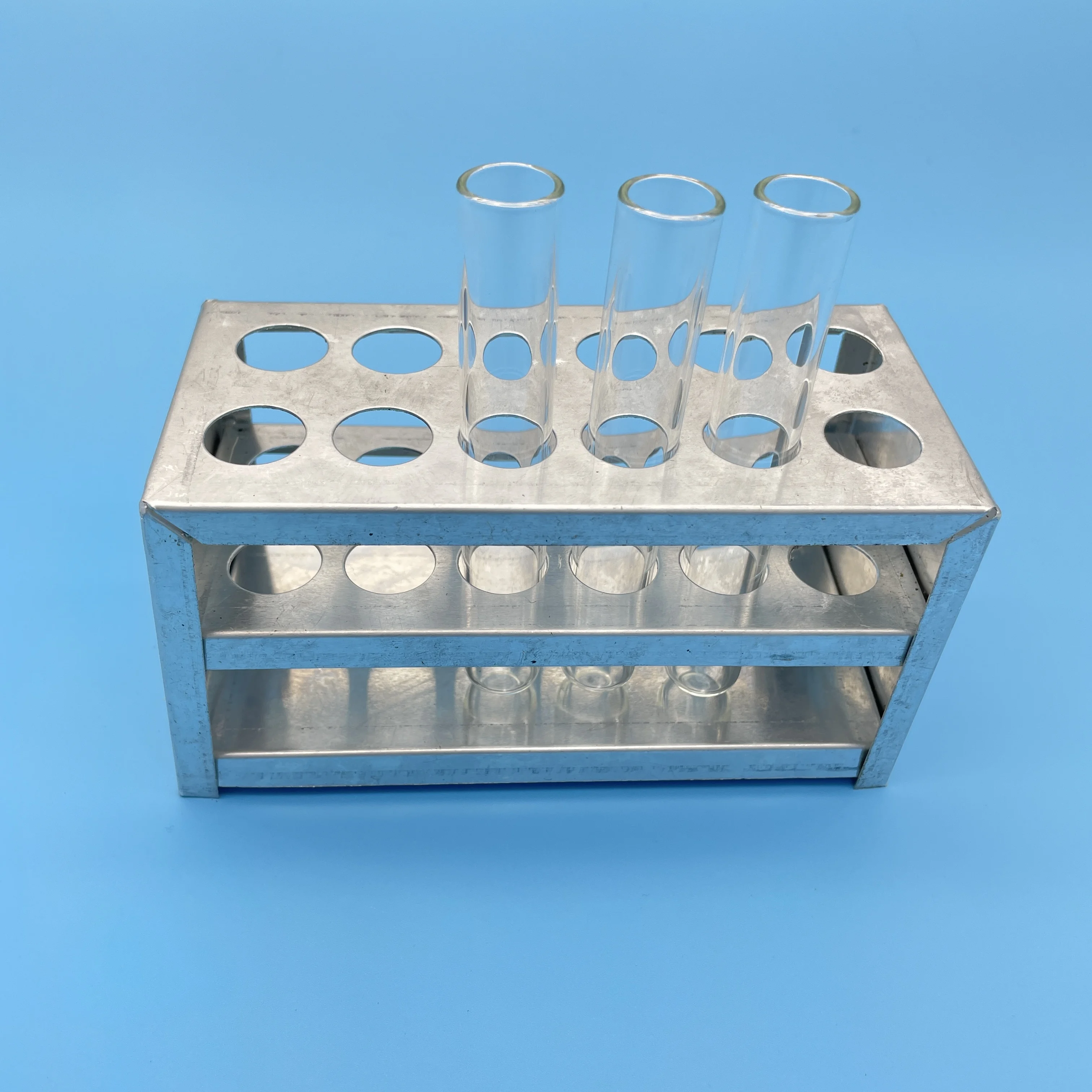 glass Flat Bottom Test Tube Transparent Custom OEM Medical  Color Design Screw Material Origin Type Laboratory Free Ect