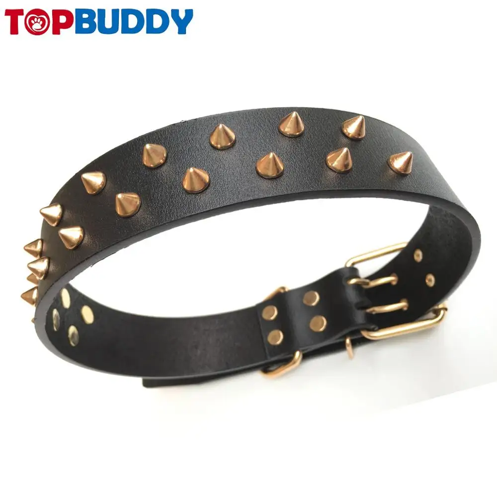 Fashion Factory direct Customized Color PU Leather Dog Collar for Pet