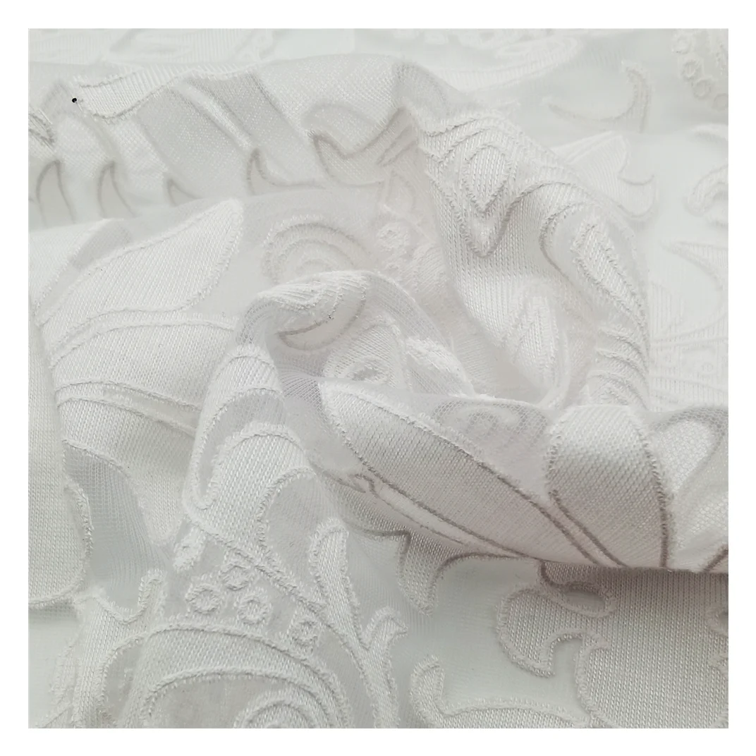 60%Polyester 40%Rayon Solids Fabric Knitted 105gsm paper print fabric for suit