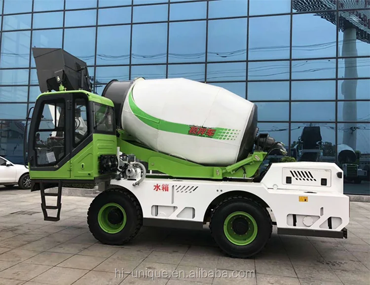 Self Loading Ready Mix Truck Concrete Mixer Automatic Loading Machine