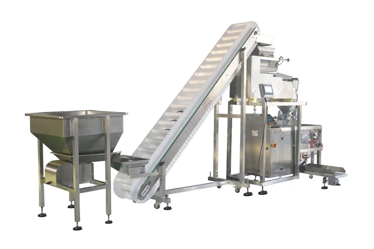 Weighlin tabletop triplex vibrator 1head weight filler scale machine dry fruits gummi candy chips cherry tomato