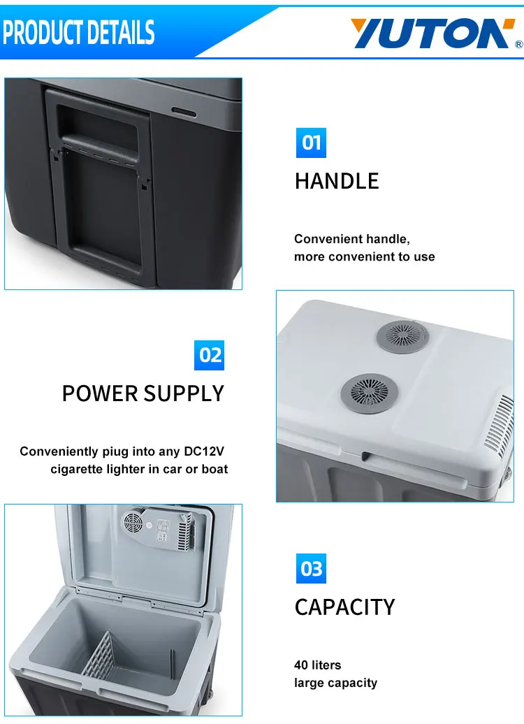 Hot Portable Electric Mini Thermoelectric 12v 240v Cooler and Warmer Box for Car