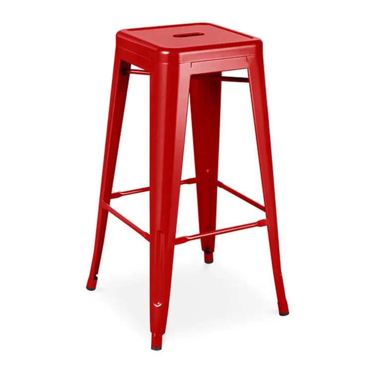 Tabouret de bar antique metal dining chair vintage kitchen bar chair industrial tolixs bar counter stool