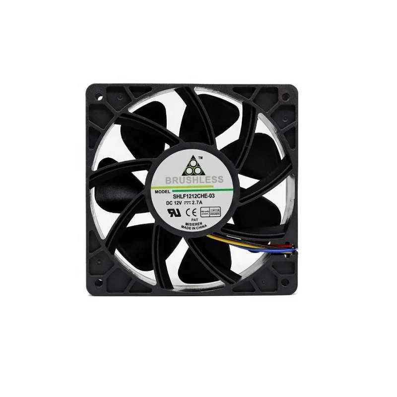 SHLF1212CHE-03 120*38 охлаждающий вентилятор DC 12V 2.7A 6000 об/мин подобным QFR1212GHE