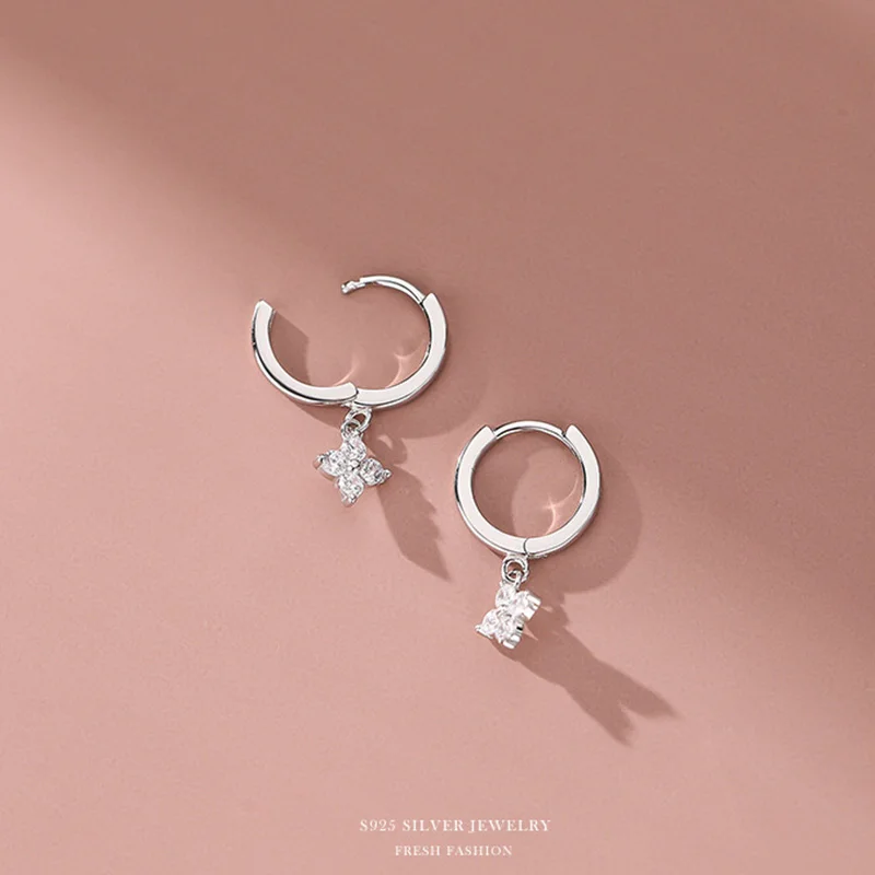 2024 Fashion Trending Original Dangle Earrings Designer Jewelry 925 Sterling Silver Hoop Earrings for Women