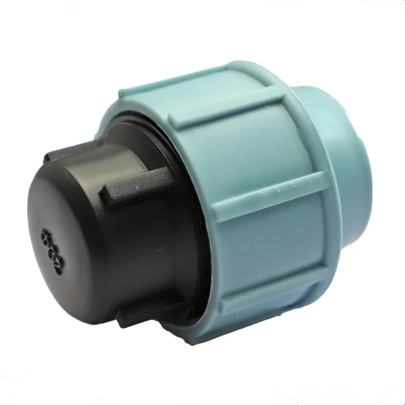 DN32mm end cap for PE pipe -- High Quality HDPE Bend Reducing Tee Fittings Connector Drip Irrigation System HDPE Pipe Fittings