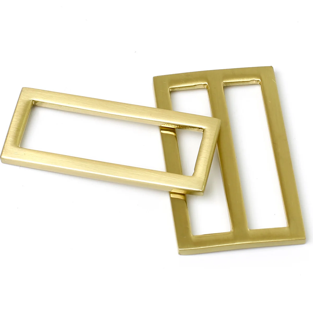 Sharp Edge Adjustable Rectangle Metal Loop Belt Ring Bag Hardware And Accessories Square Ring Bag Ring For Handbag