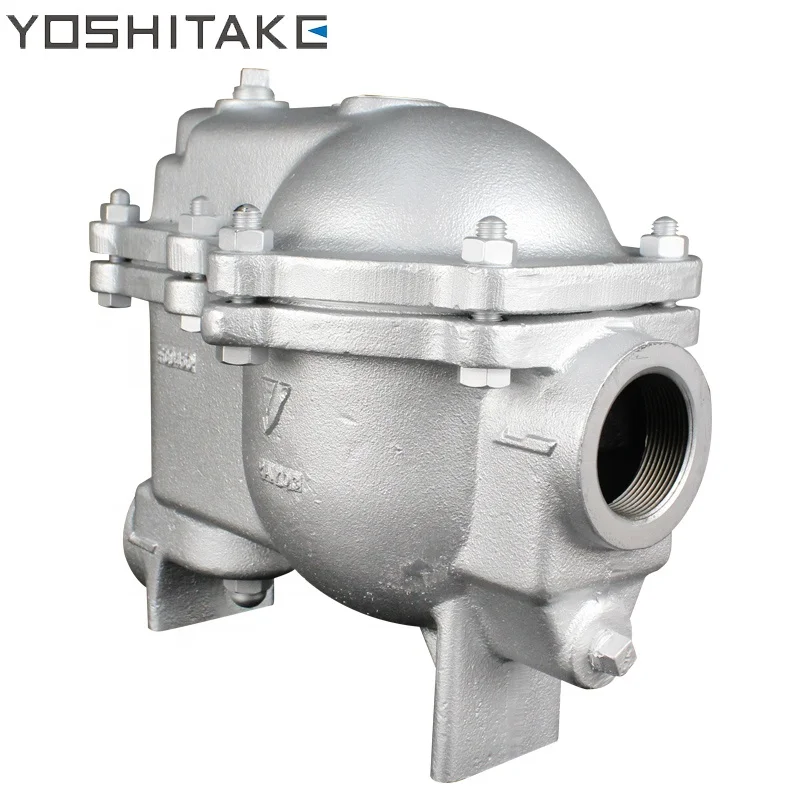 Japan YOSHITAKE  steam trap for steam pipe TF-2 Ductile cast  iron screwed float type JIS 10K RF flanged