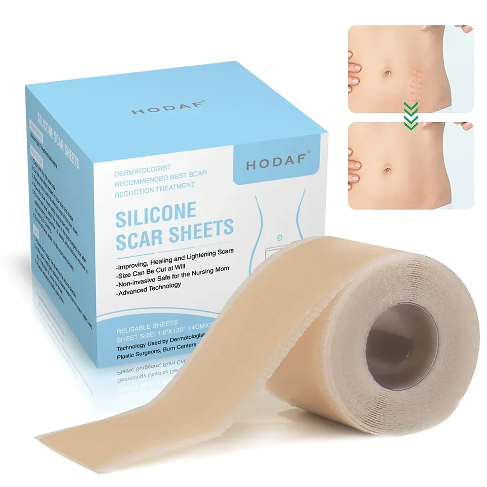 Silicone Scar Sheet for Scar Removal Reusable Silicone Scar Tape