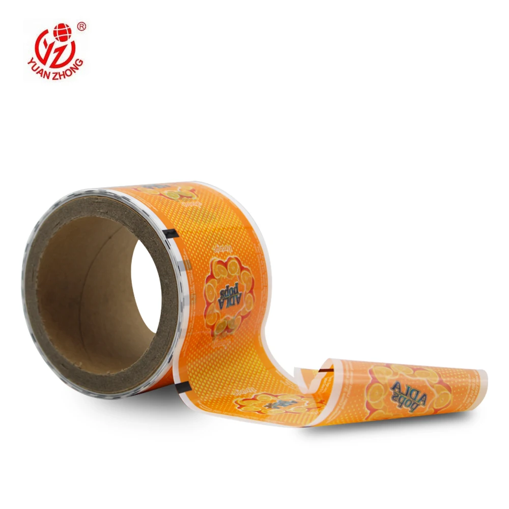Automatic Packaging Customized Printed Candy/Lollipop Wrapper Food Grade Heat Sealing BOPP Packaging Film Pack
