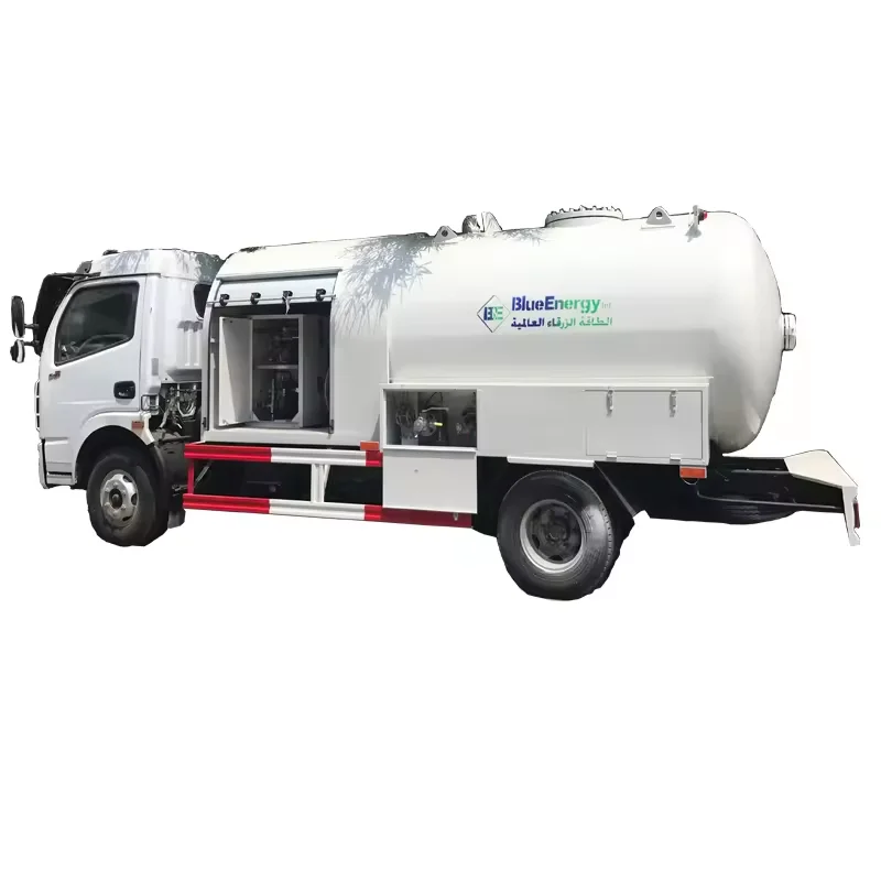 High Quality DONGFENG 4*2  5000L 95HP LPG Refill Truck Mobile LPG Filling Truck for sale