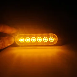 Vehicle Emergency Strobe Lights LED Amber Strobe Lights for Trucks LED Flashing Car Lights