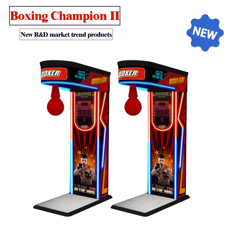 Hit Kick Boxing Machine Price Vending Arcade Machine Coin Operated Games Electronic Boxing Game Punch Machine For Sale