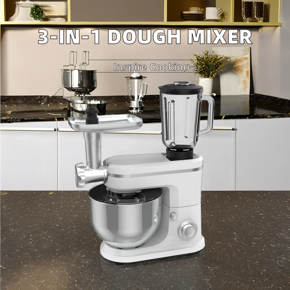 Factory outlet 5L Automatic Bowl Food Mixing Machine Spiral Food Mixer Machine dough Mixer For Bakery