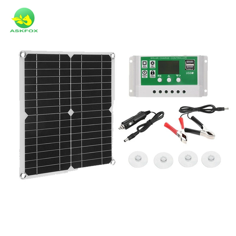 2023 New design Monocrystalline Silicon Flexible Solar Power Bank Outdoor Photovoltaic Panel Solar Panel Kit free energy