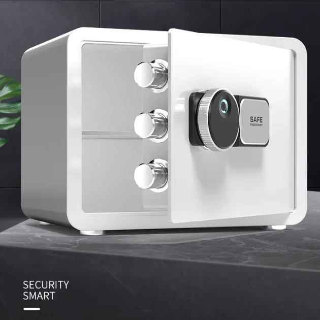 ID Card Steel Biometric Safe Mini Security Home Office Fingerprint Safe caja fuerte Hidden Digital Money Safe box