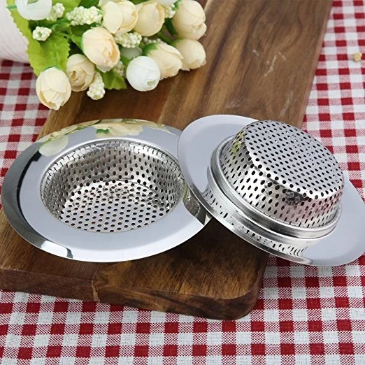 2 PCS Stainless Steel Kitchen Sink Strainer With Customized Package