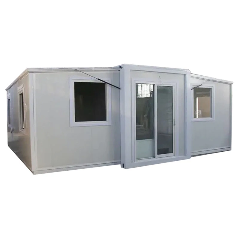 K-Type Mobile Home 2 Bedroom Portable Living Prefab House 20 feet 40 ft Folding Expandable container house on wheels