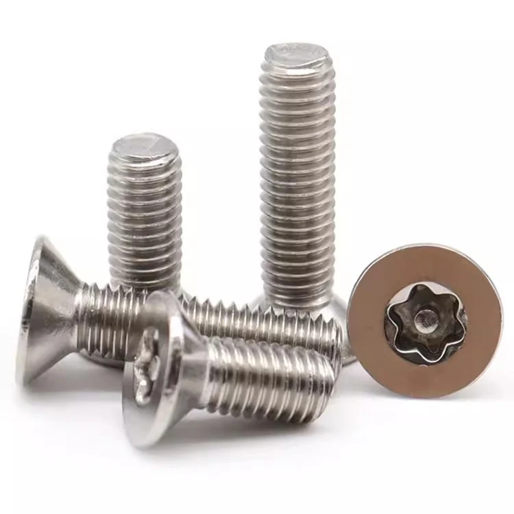 M3 M4 M5 M6 M8 M10 Stainless Steel flat head Anti-theft Tamper Proof Pin Torx Screws