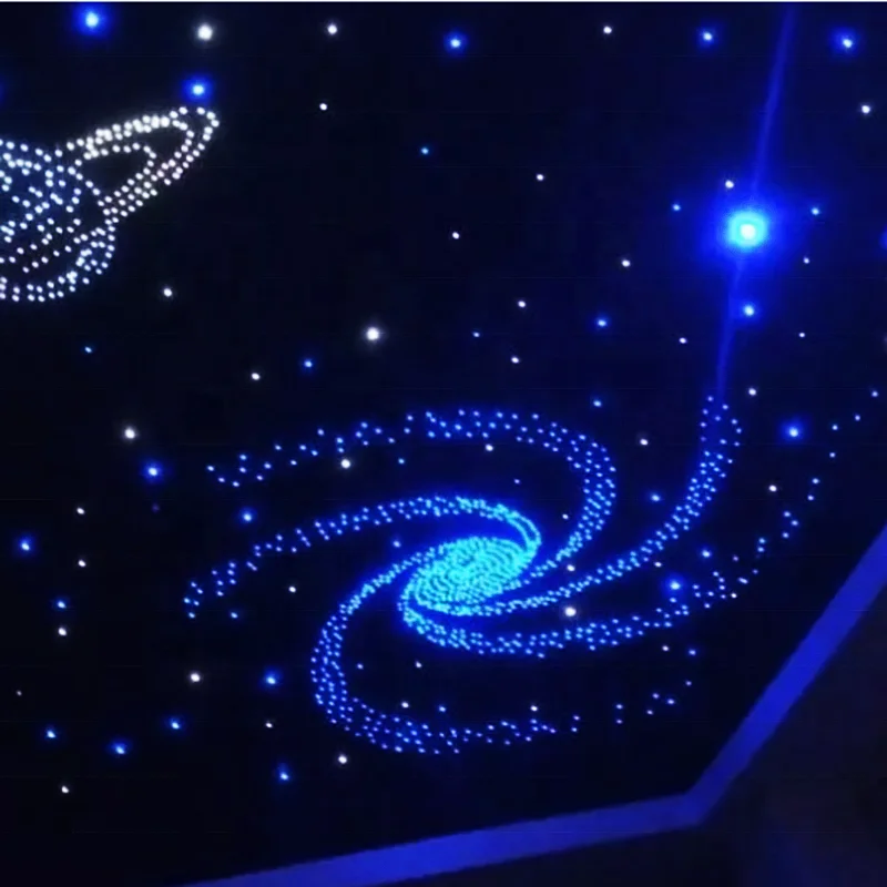 Wholesale super brightness 220v 45w RGBW twinkle LED fiber optic illuminator for home