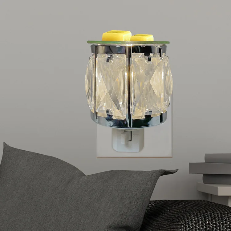 3D Night Light Electric Glass Wax Burner Candle Warmer Fragrance Wax Melts Warmer