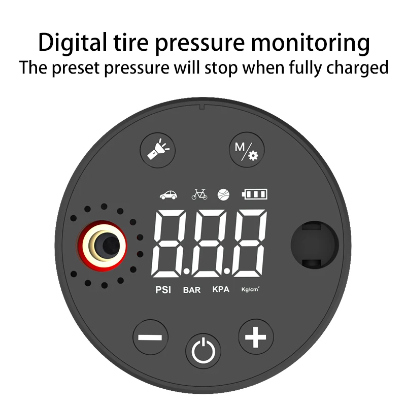 Car air pump wireless portable bicycle football car tire electric air pump