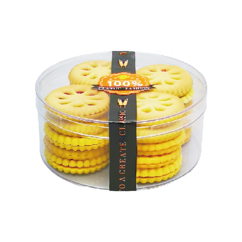 Круглая прозрачная коробка для конфет