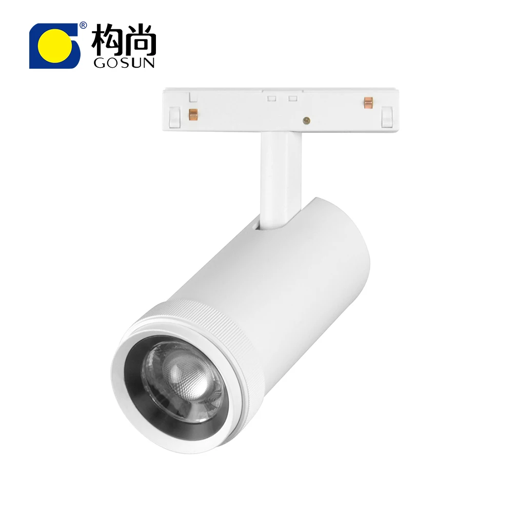 28W aluminium beam angle adjustable magnetic system safe comfortable lighting LED cob track light for indoor