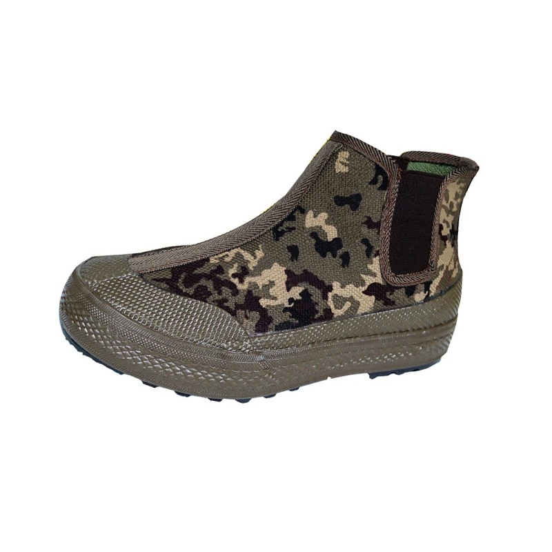 Wholesale rubber shoes anti-pricking feet construction site shoes work anti-slip wear-resistant training ru