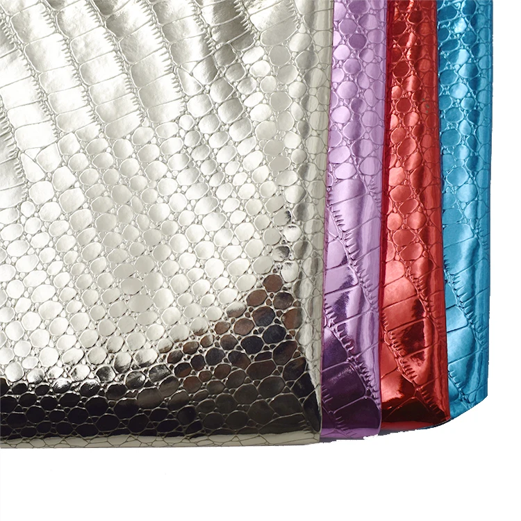 synthetic crocodile skin wholesale faux leather for fashion cosmetic bag leather