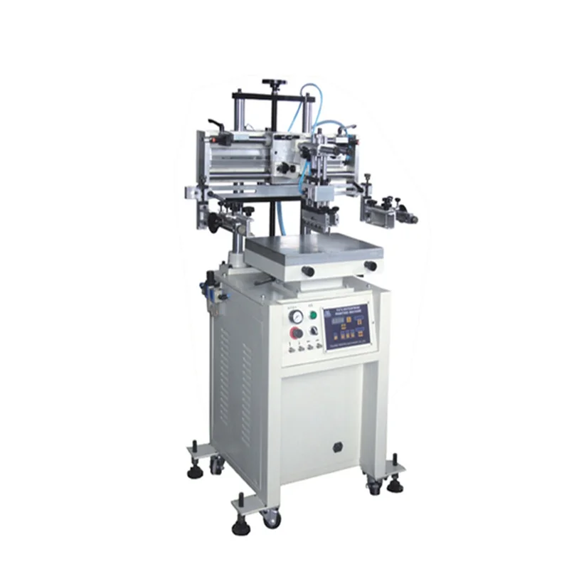 Pneumatic flat screen printer machine for Tyvek Wristband Printing