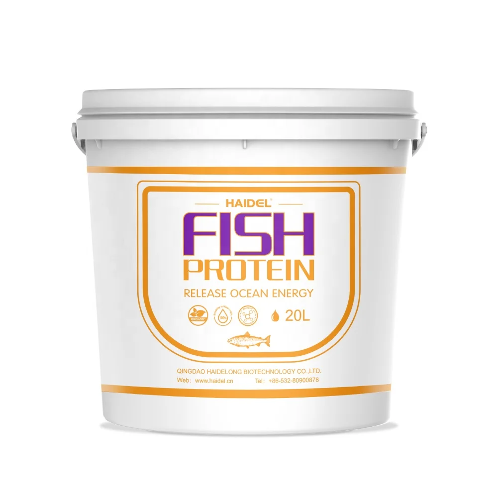 Organic liquid fish protein amino acid fertilizer
