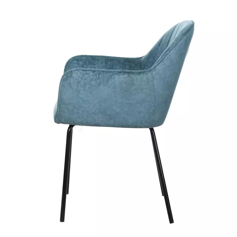 Popular Sale Simple Design Comfortable Luxury Restaurant Hotel Chair Upholstered Velvet Fabric Dinning Dining Chairs