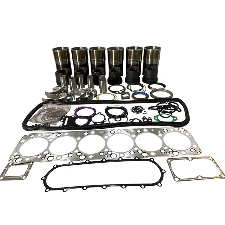 Cummins engine repair overhaul kit QSL9.3 6LT9.3 engine cylinder block kit C5342188 5305190 Piston kit Cumis truck spare parts