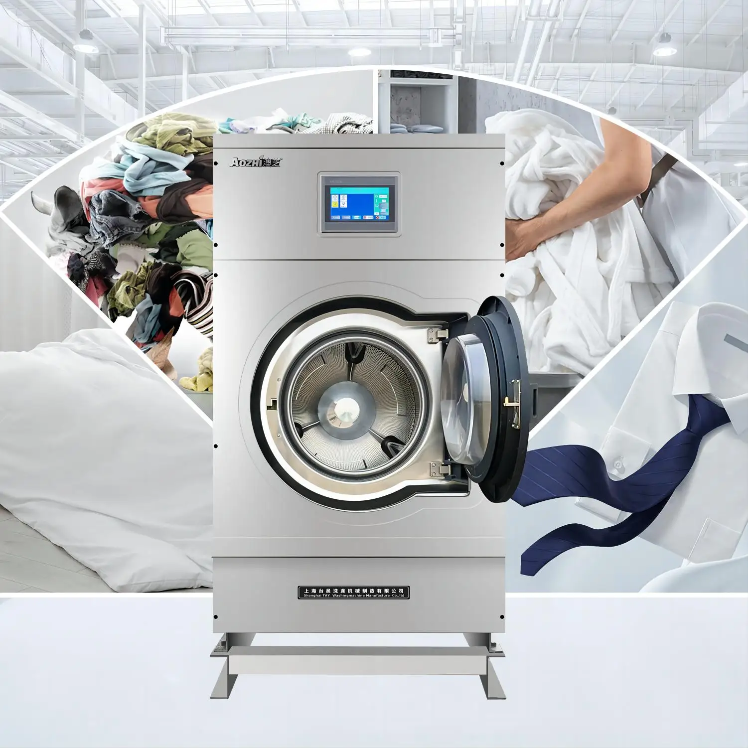 Commercial professional laundry equipment industrial laundry garment washing machines for sale price