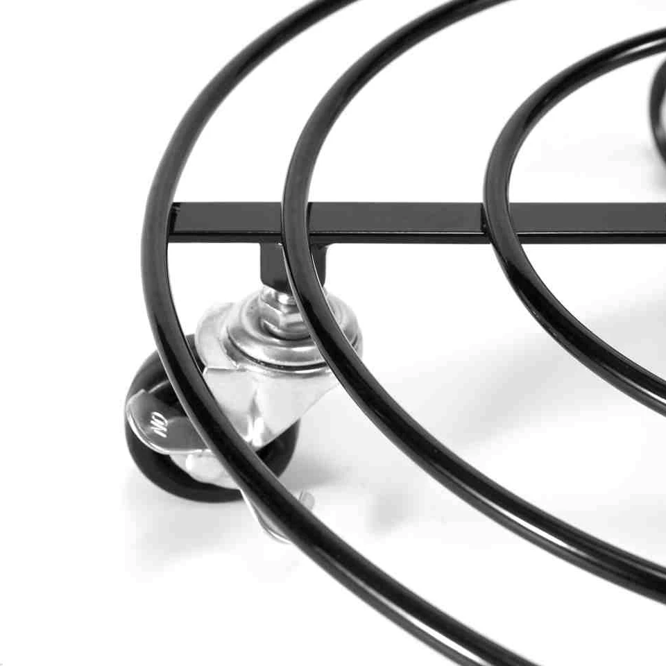 2021 new style Wholesales indoor use 152222-3T iron 35cm*7cm 1205g 3pcs/set flower pot with stand