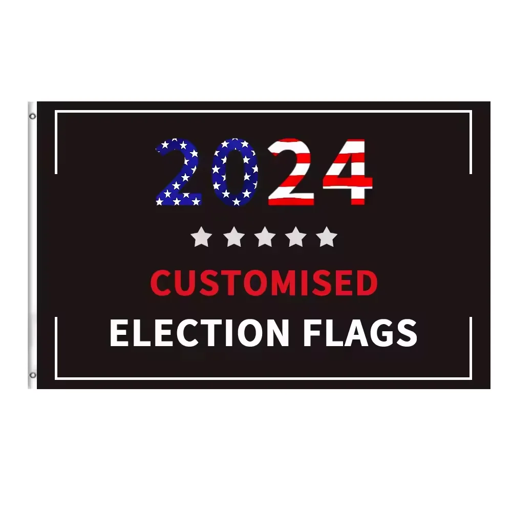 Hot  Sale  Custom Polyester Presidential Election 2024 3x5Ft Take America Back Save America Again Flags
