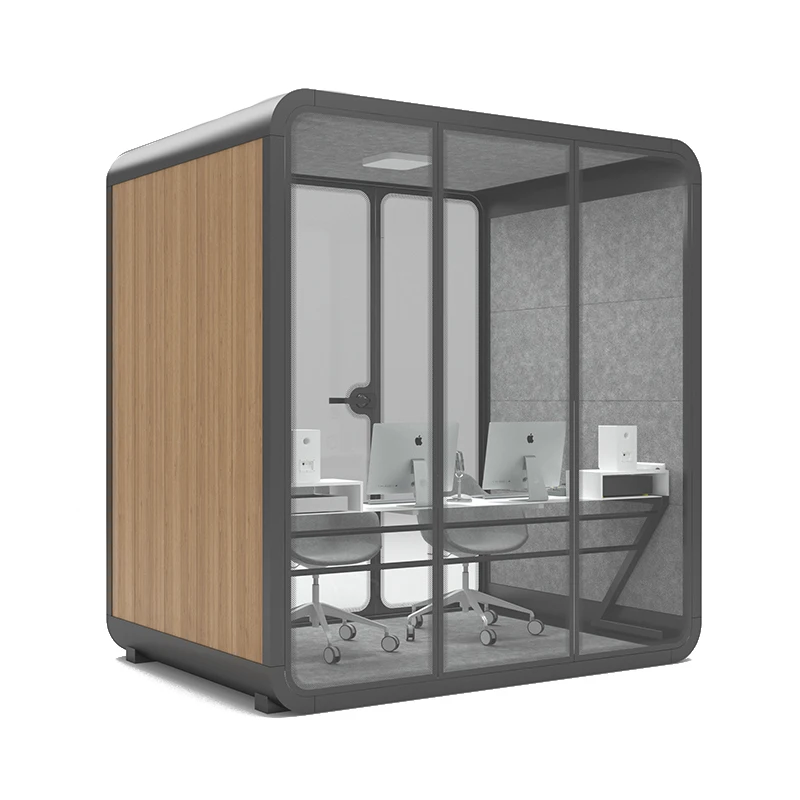 Manufacturers Working Prefabricated House Foldable Cabin Prefab Office Pod Soundproof Phone Booths